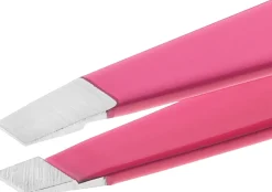 TWEEZERMAN Slant Tweezer Pretty in Pink 1pcs.