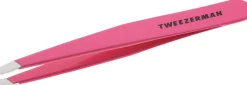 TWEEZERMAN Slant Tweezer Pretty in Pink 1pcs.
