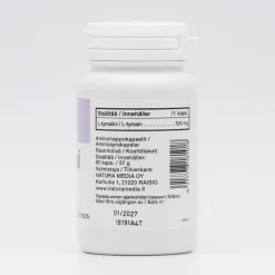 Tyrosiini 500 mg 60 kaps