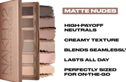 Urban Decay Naked2 Basics mattaluomiväripaletti 6 x 1,3 g