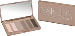 Urban Decay Naked2 Basics mattaluomiväripaletti 6 x 1,3 g