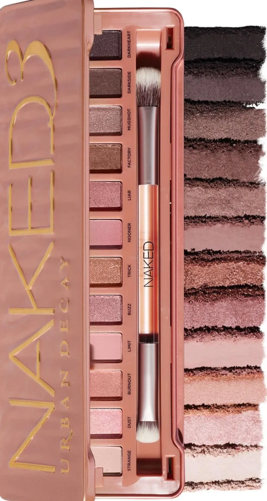 Urban Decay Naked3 Palette luomiväripaletti 12 x 1,3 g