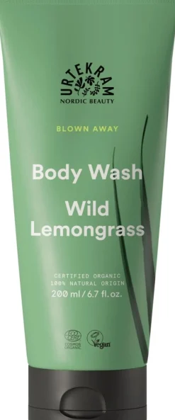URTEKRAM Body wash Wild Lemongrass 200ml