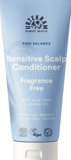 URTEKRAM Conditioner Fragrance Free Sensitive Scalp 180ml