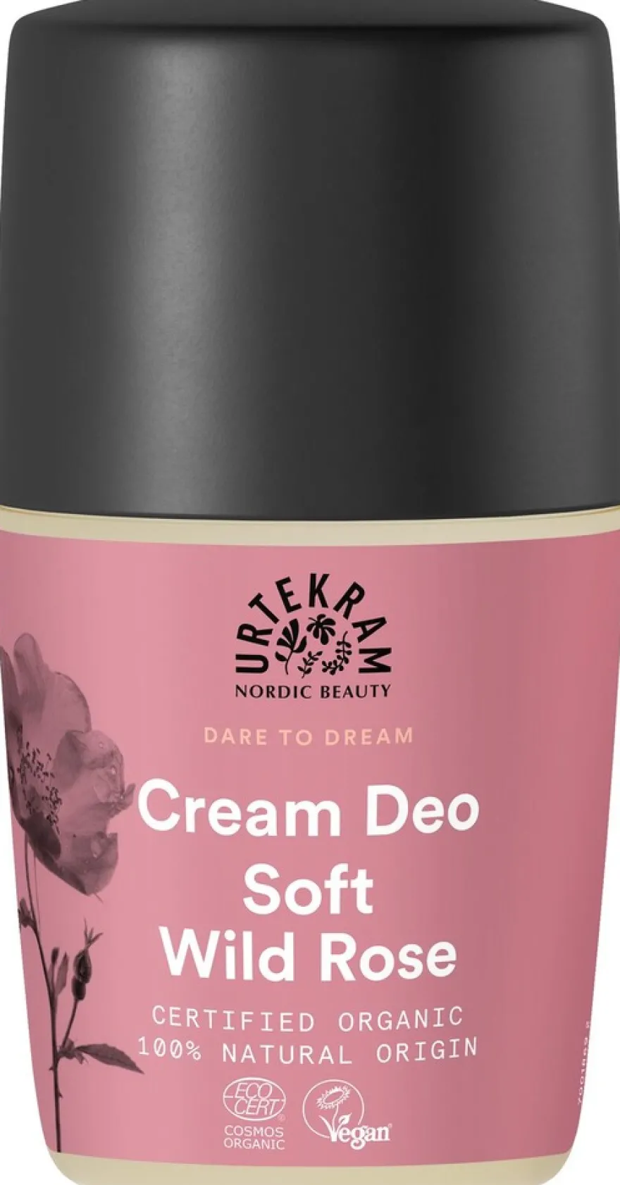 URTEKRAM Cream Deo Soft Wild Rose 50ml