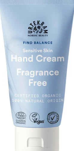 URTEKRAM Hand Cream Fragrance Free Sensitive Skin 300ml
