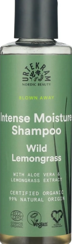 URTEKRAM Intense Moisture Shampoo Wild Lemongrass 250ml