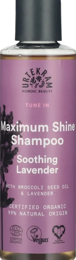 URTEKRAM Maximum Shine Shampoo Soothing Lavender 250ml