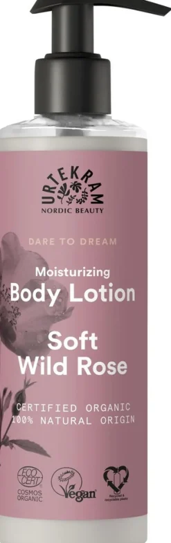 URTEKRAM Moisturizing Body Lotion Soft Wild Rose 245ml