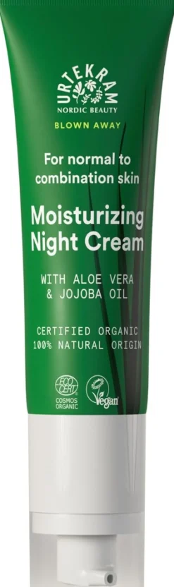 URTEKRAM Moisturizing Kosteuttava Yövoide Aloe Vera & Jojoba Oil 50ml