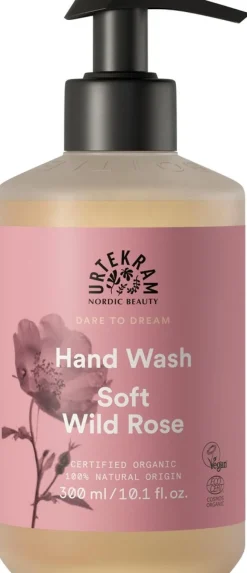 Urtekram Soft Wild Rose Nestesaippua 300ml
