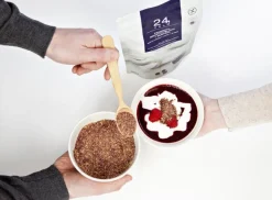 VALO24h paahdettu rouhittu pellava + mustikka 300g