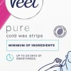 Veet Pure kylmävahaliuskat bikini ja kainalo Herkkä iho 16kpl