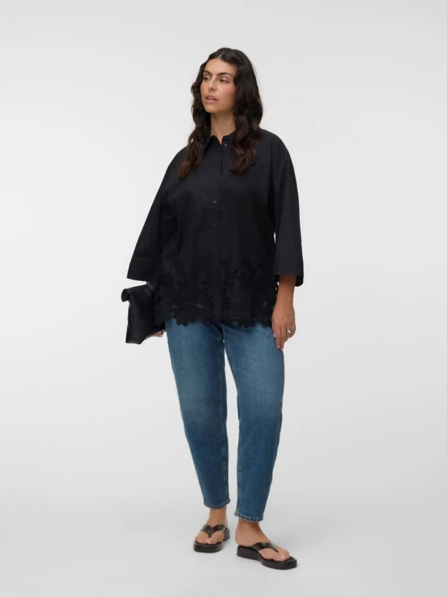 Vero Moda Curve puuvillapaitapusero Vmcritta
