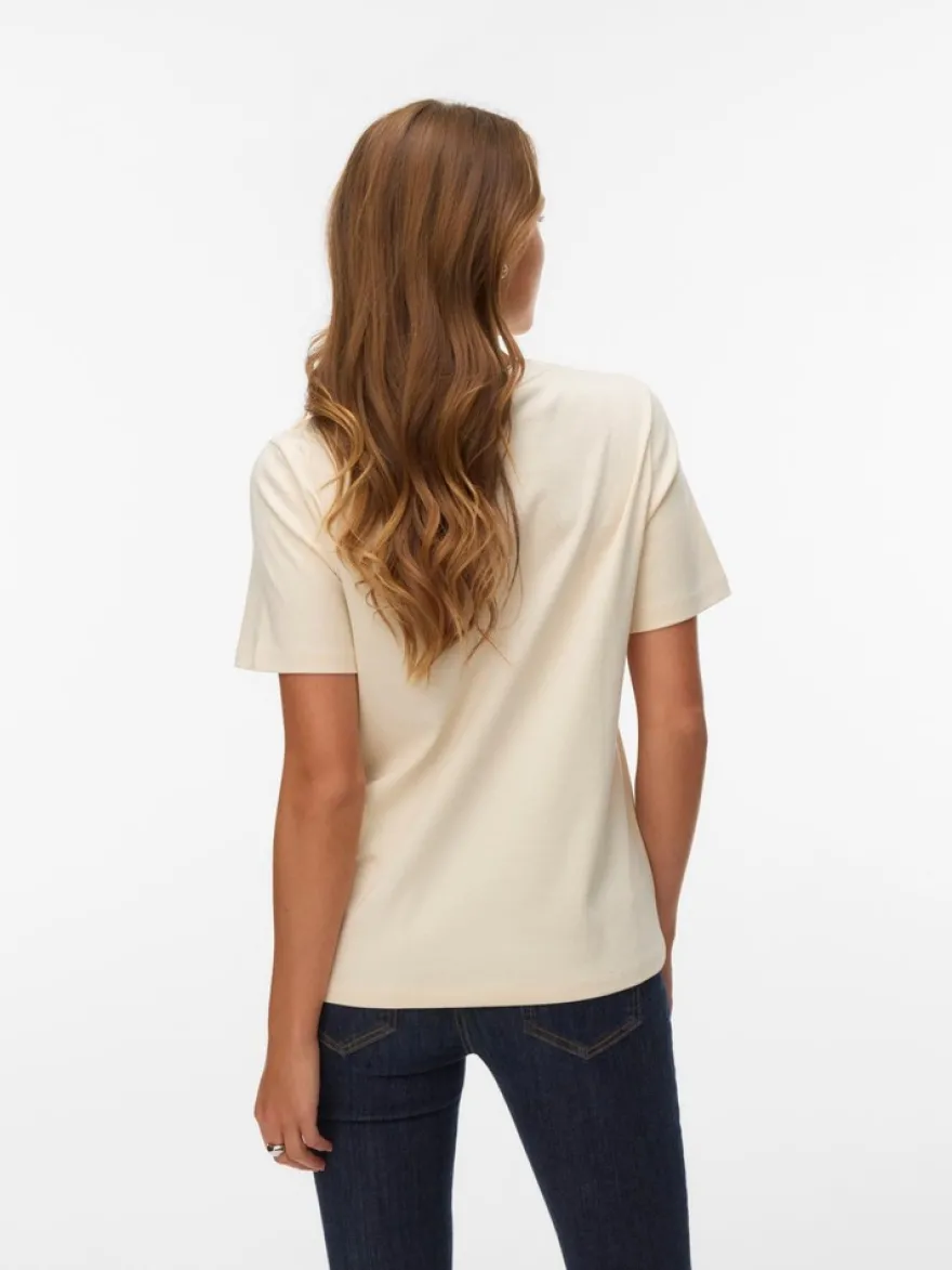 Vero Moda puuvillainen t-paita VMIRENE