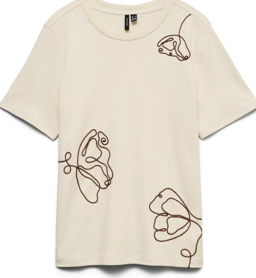 Vero Moda puuvillainen t-paita VMIRENE