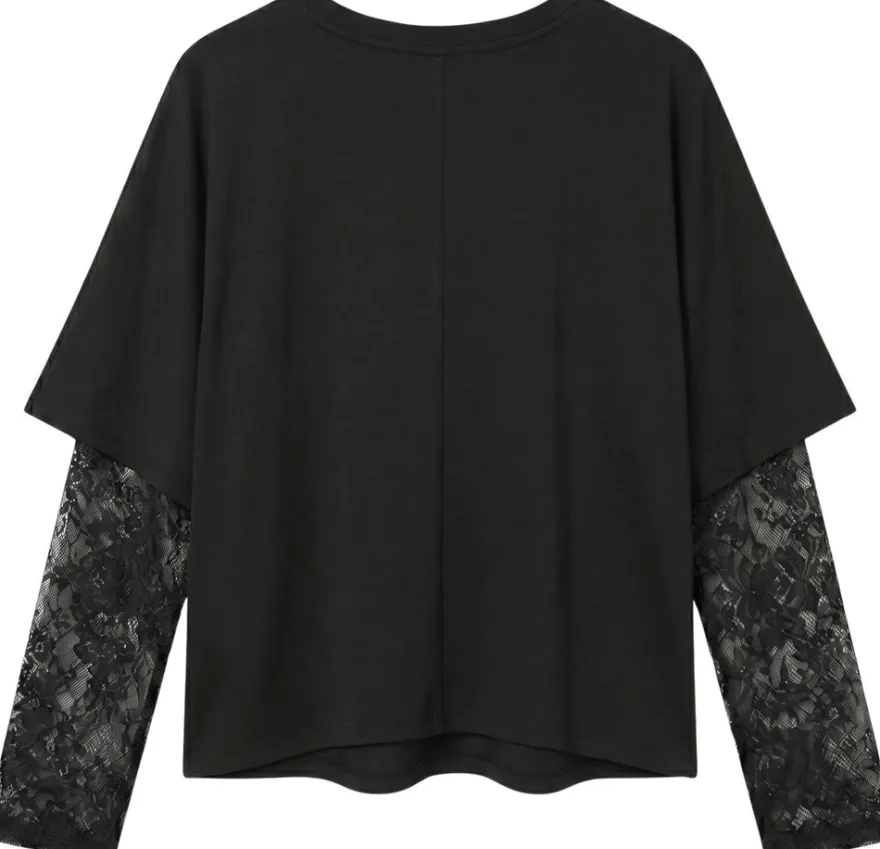 Vero Moda trikoopusero pitsiyksityiskohdin Cube