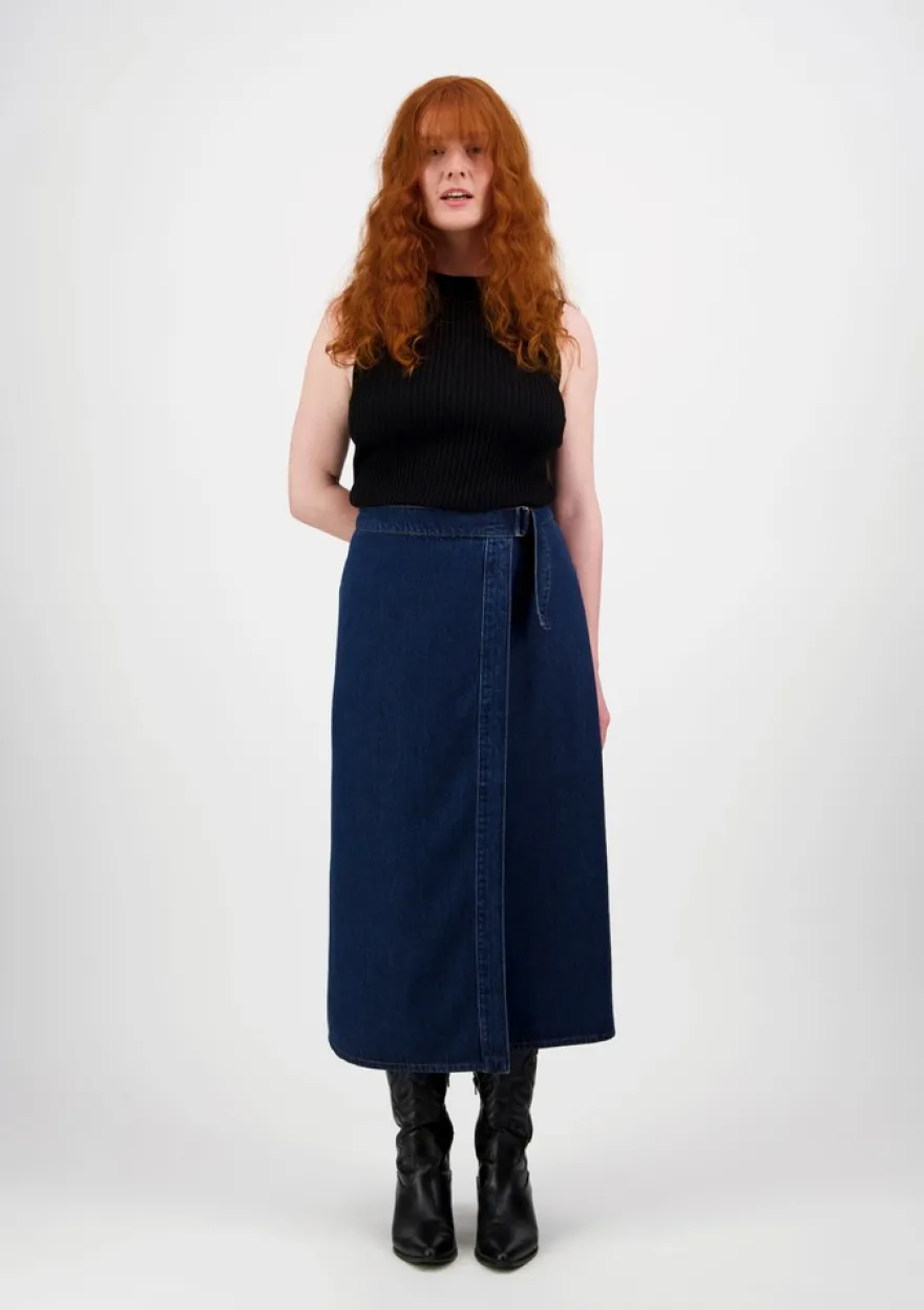 Very Nice VIVI 2437 tummansininen Relaxed fit -farkkuhame