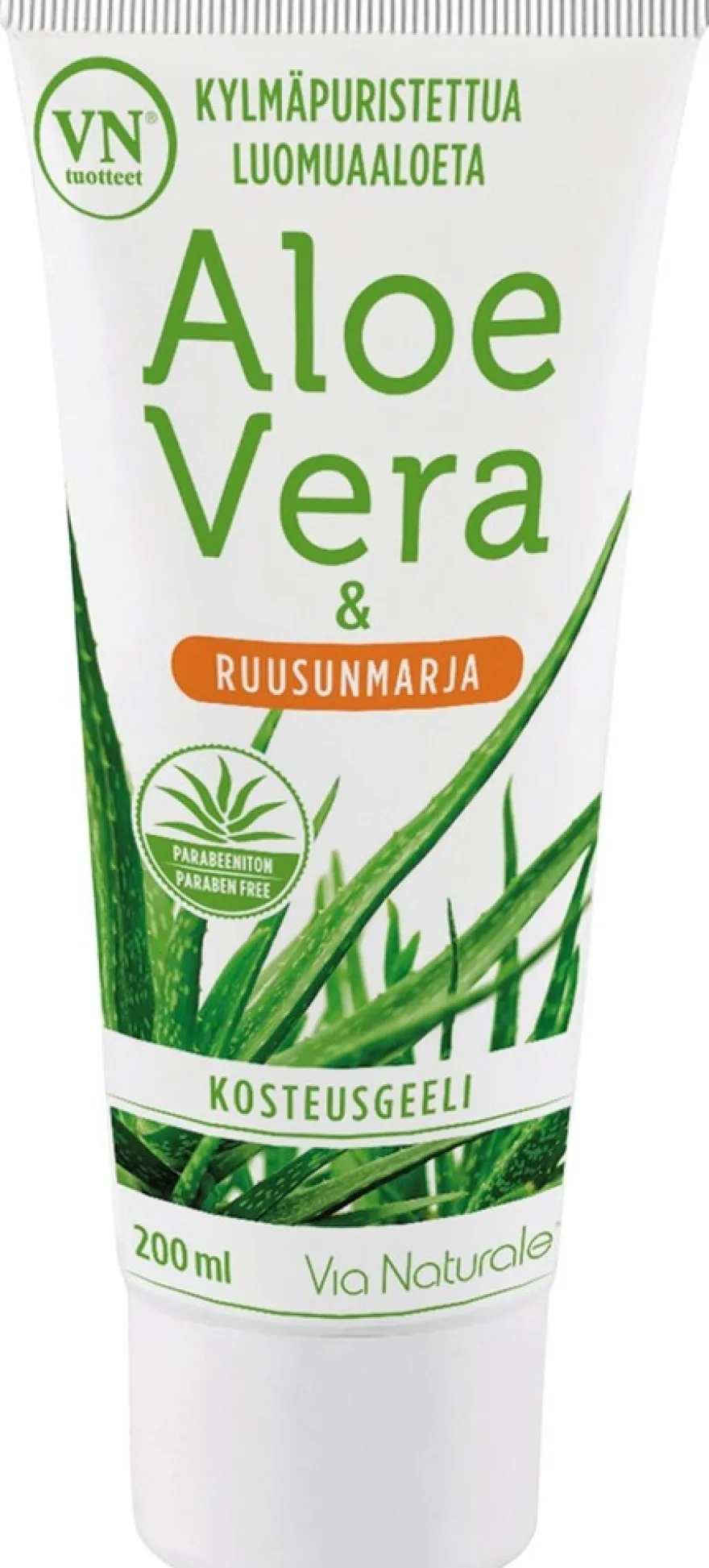 Via Naturale Aloe Vera&Ruusunmarja Kosteusgeeli 200 ml