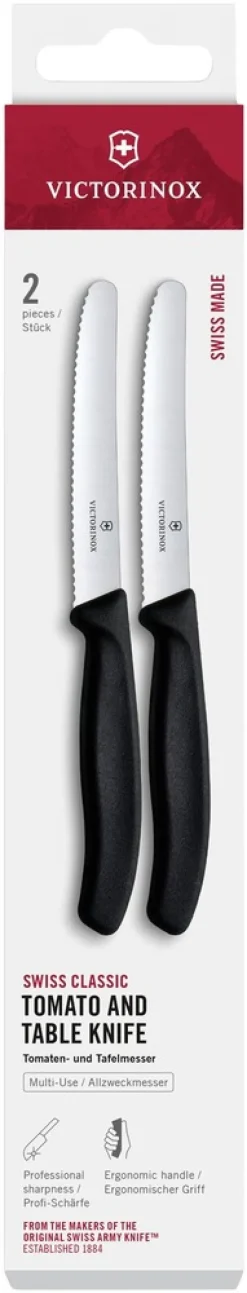 Victorinox tomaattiveitsi 11 cm 2 kpl musta
