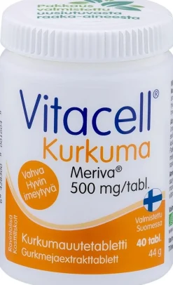 Vitacell Kurkuma kurkumauutetabletti 40 tabl