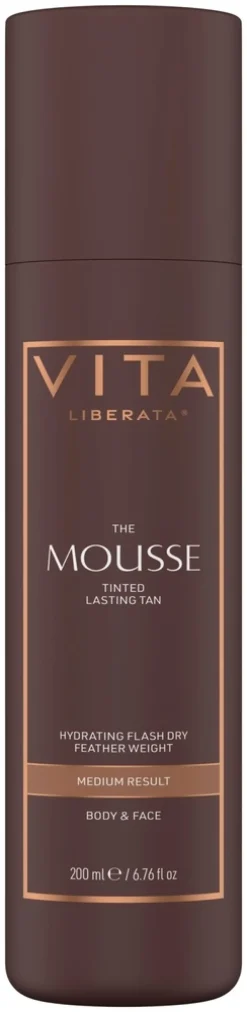Vita Liberata The Mousse, Tinted Lasting Tan - Medium -itseruskettava vaahto 200ml