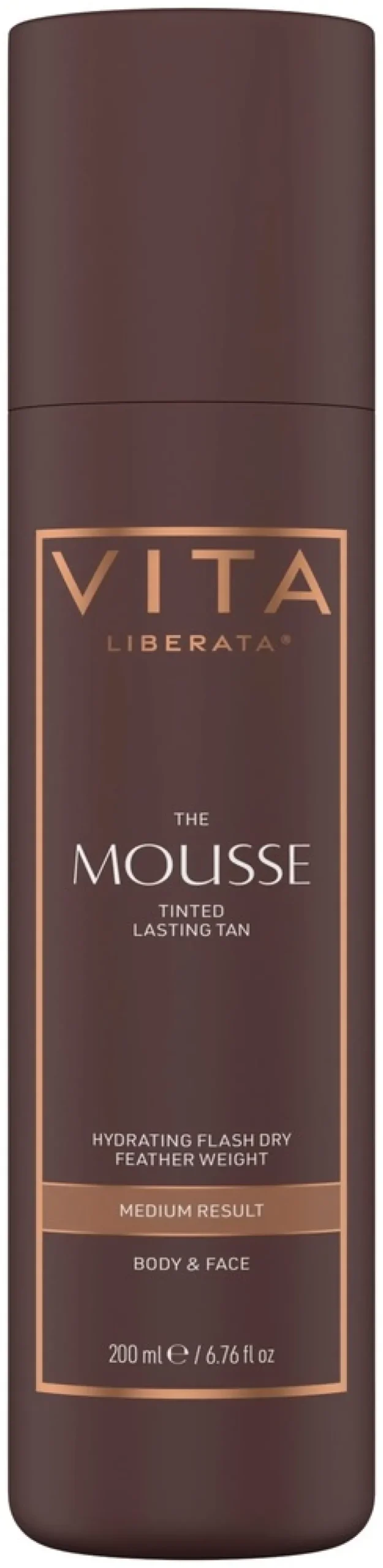 Vita Liberata The Mousse, Tinted Lasting Tan - Medium -itseruskettava vaahto 200ml