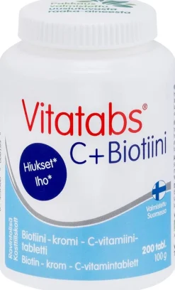 Vitatabs C + Biotiini kromi-biotiini-C-vitamiinitabletti 200 tabl
