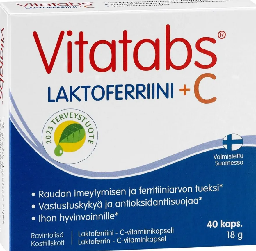Vitatabs Laktoferriini + C Laktoferriinikapseli 40 kaps