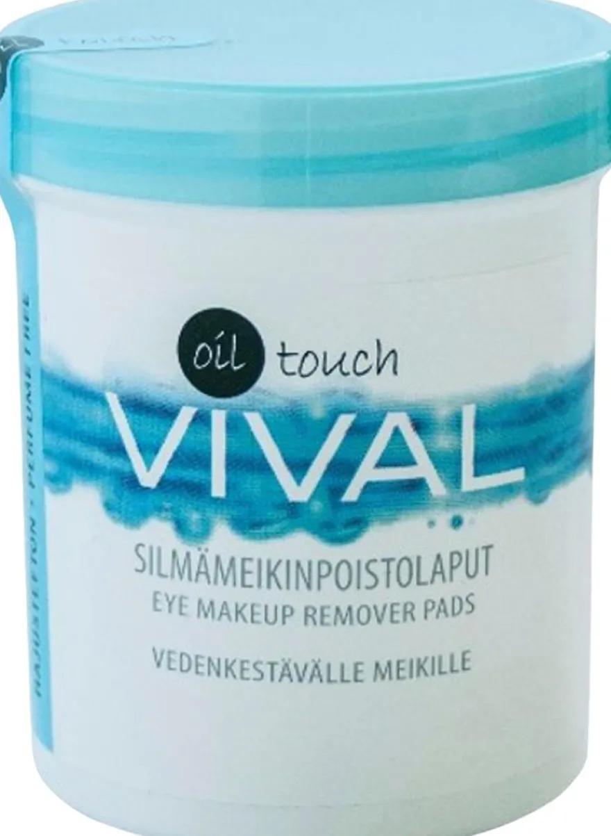 Vival 100kpl Oil Touch Silmämeikinpoistolaput vedenkestävälle meikille