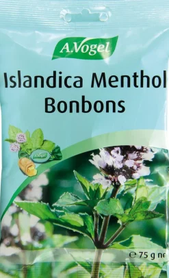 Vogel Islandica Menthol kurkkupastilli 75 g