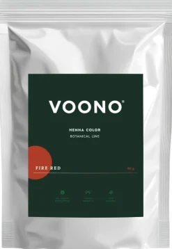 VOONO Henna-kasvihiusväri, kirkkaanpunainen 100g