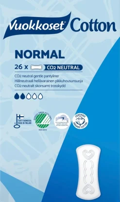 Vuokkoset Cotton Normal pikkuhousunsuoja 26 kpl