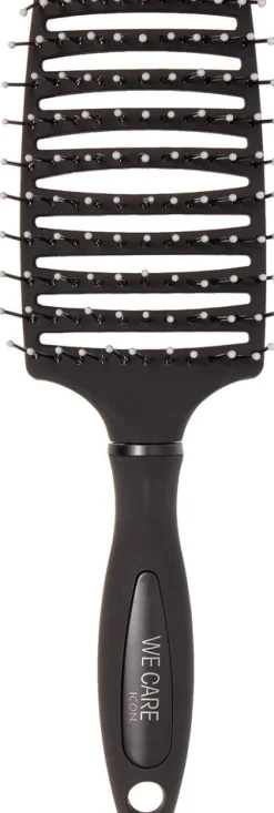WE CARE ICON. Curved Vent Brush lapioharja