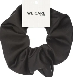 WE CARE ICON. hiuslenkki iso donitsi, musta