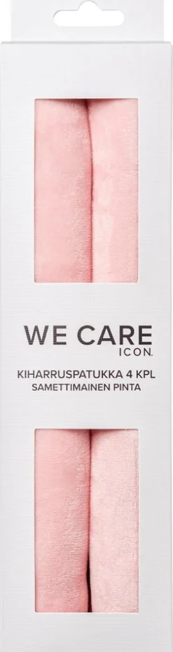 WE CARE ICON. kiharruspatukat 4 kpl