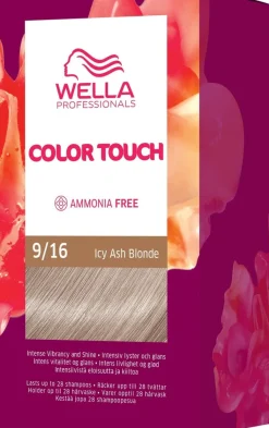 Wella Professionals Color Touch Pure Naturals Icy Ash Blonde 9/16 kotiväri 130 ml