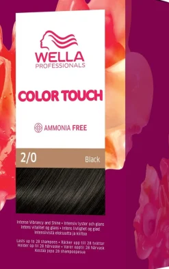 Wella Professionals Color Touch Pure Naturals Black 2/0 kotiväri 130 ml