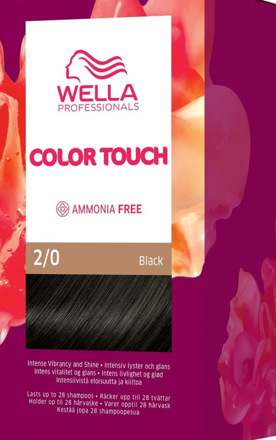 Wella Professionals Color Touch Pure Naturals Black 2/0 kotiväri 130 ml