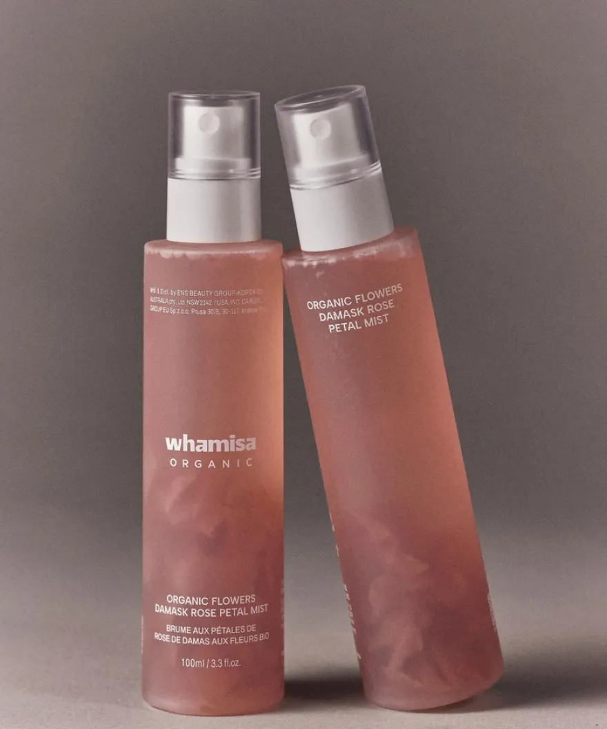 Whamisa Organic Flowers Damask Rose Petal Mist -kasvosuihke 100ml
