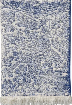 William Morris Bird & Anemone torkkupeitto sininen 130x180cm/1kpl