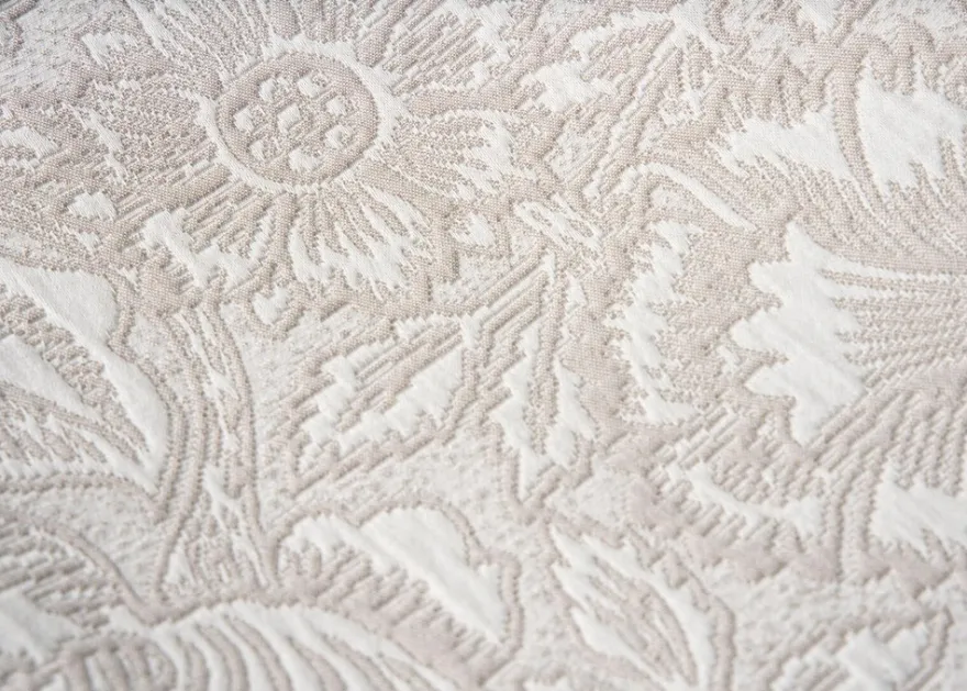 William Morris Pink & Poppy päiväpeitto beige 260x260cm/1kpl