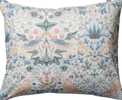William Morris tyynyliina 50x60cm Strawberry Thief pastelli