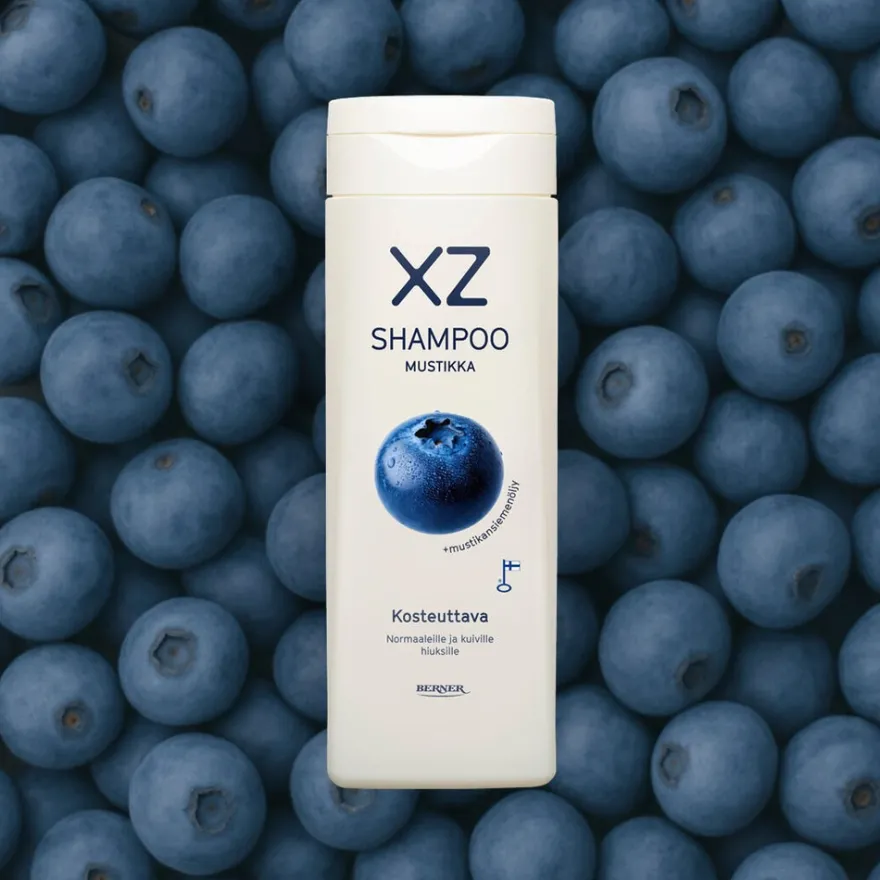 XZ 250 ml Mustikka kosteuttava shampoo