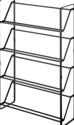 Yamazaki Frame kenkäteline 4 tasoa, musta