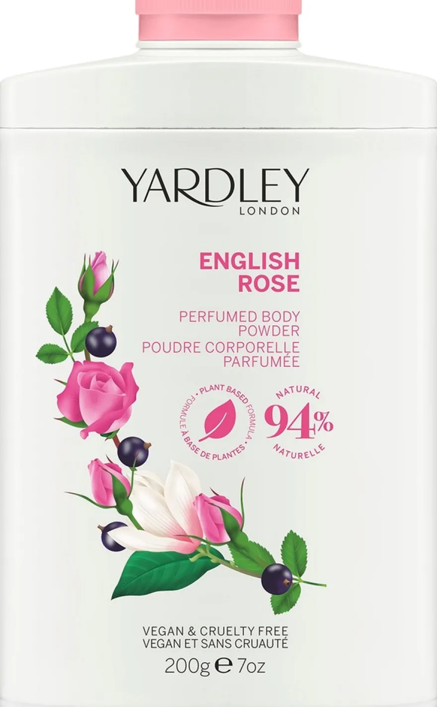 Yardley London English Rose vartalopuuteri 200 g
