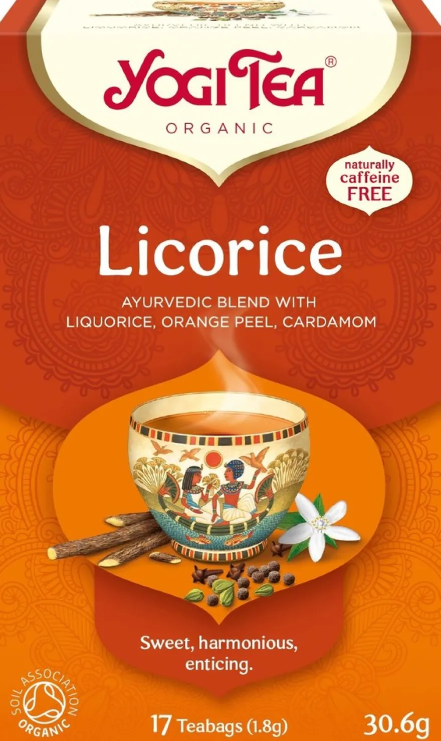 Yogi Tea Luomu Liquorice Maustetee Ayurvedinen 17x1,8g