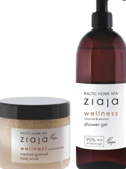 Ziaja baltic home spa wellness vartalokuorinta 300 ml + suihkugeeli 500 ml