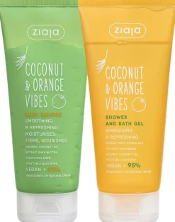Ziaja Coconut&Orange vibes vartalomousse+suihkugeeli 200+200 ml setti