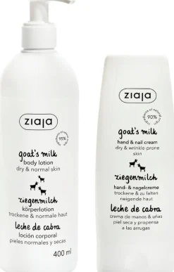 Ziaja Goat´s Milk vartalovoide+käsivoide setti 480ml
